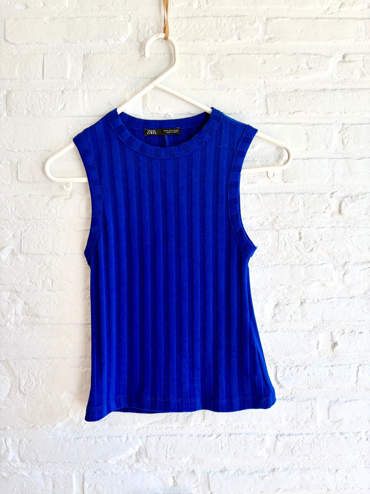 Nieuwe top Zara, Nieuw, Verzenden, Blauw, Maat 36 (S)