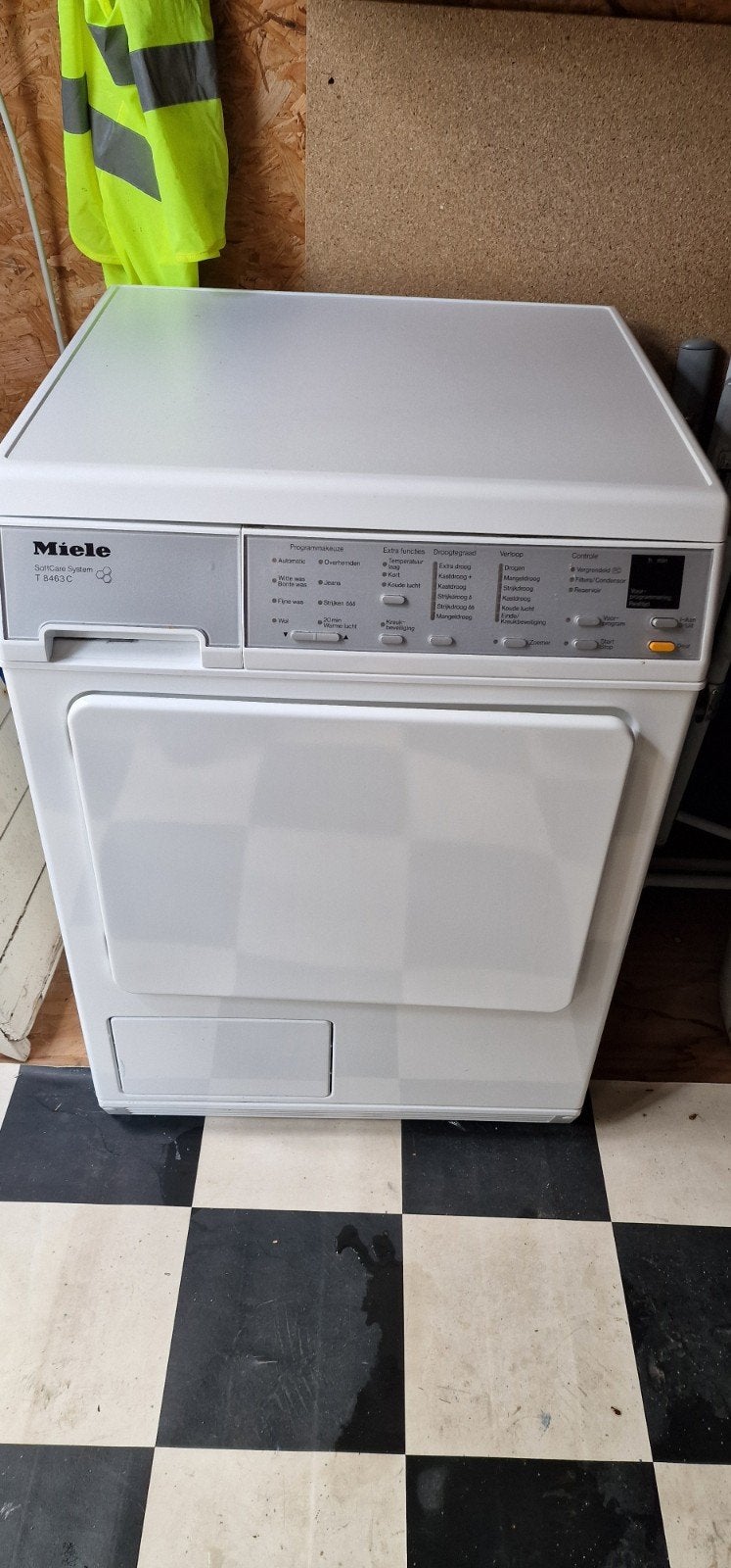 Miele SoftCare System T 8463 C Condensdroger, Ophalen, 6 tot 8 kg, Gebruikt, Voorlader
