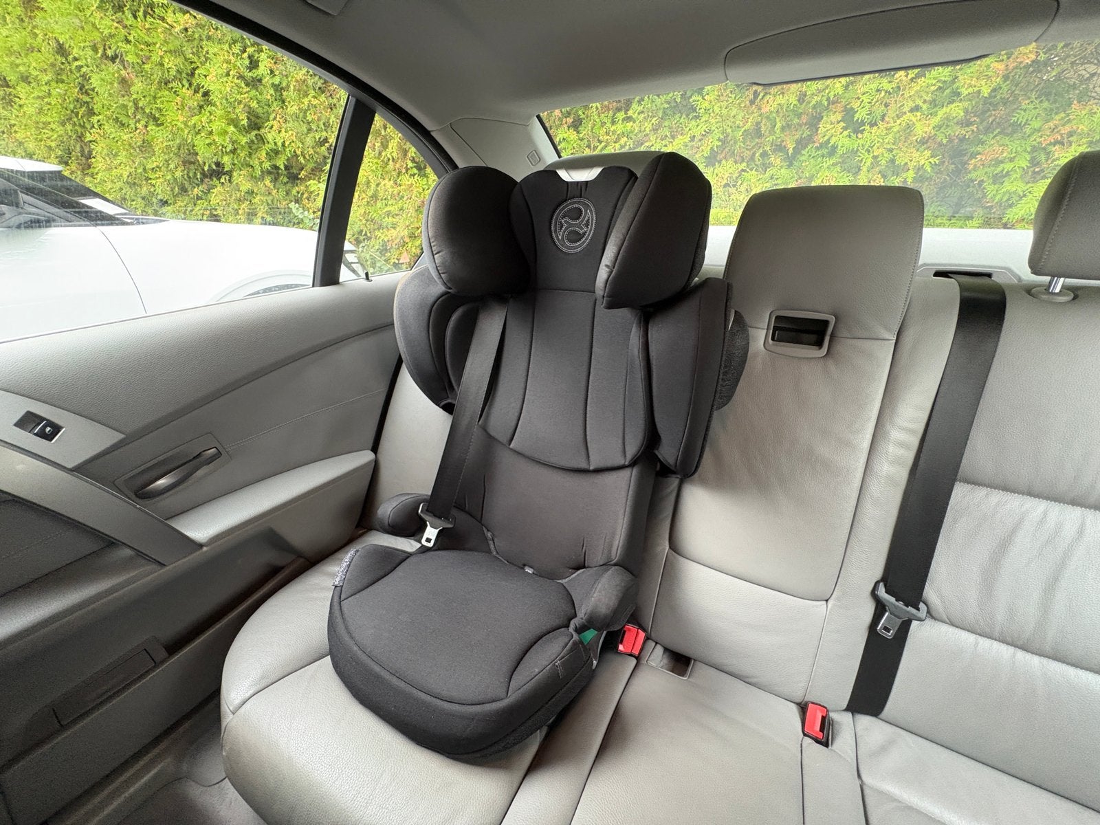 Cybex Solution Z i-Fix Plus + Stoelbeschermer, Autogordel of Isofix, Gebruikt, 15 t/m 36 kg, Verstelbare rugleuning