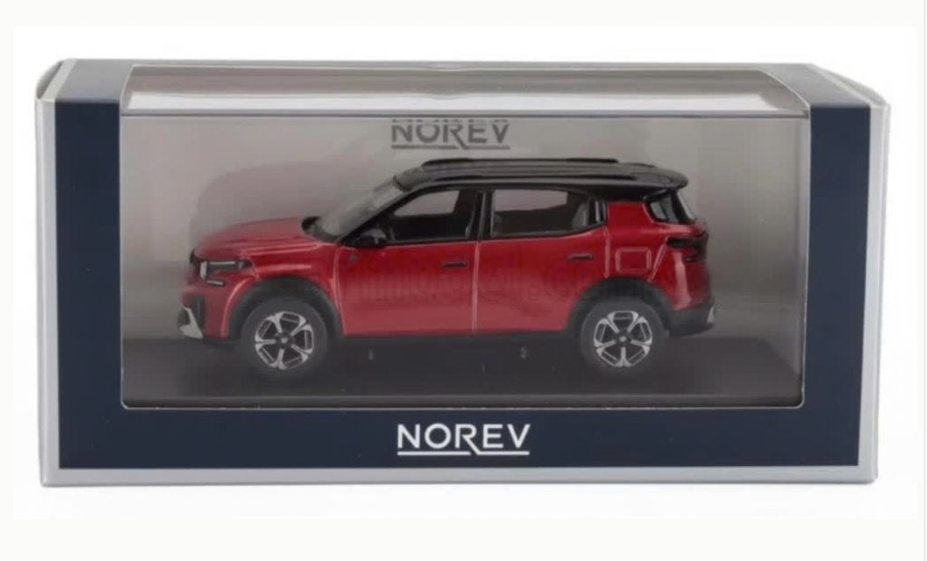 Citroen C3 Aircross 2025 Rood & Zwart 1:43 NOREV ref 155341, Verzenden, Nieuw, Auto, Norev
