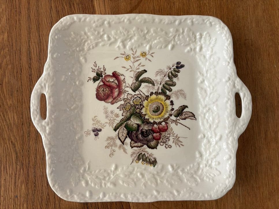 Mason's Ironstone "Paynsley" schaal met bloemendecor, Ophalen