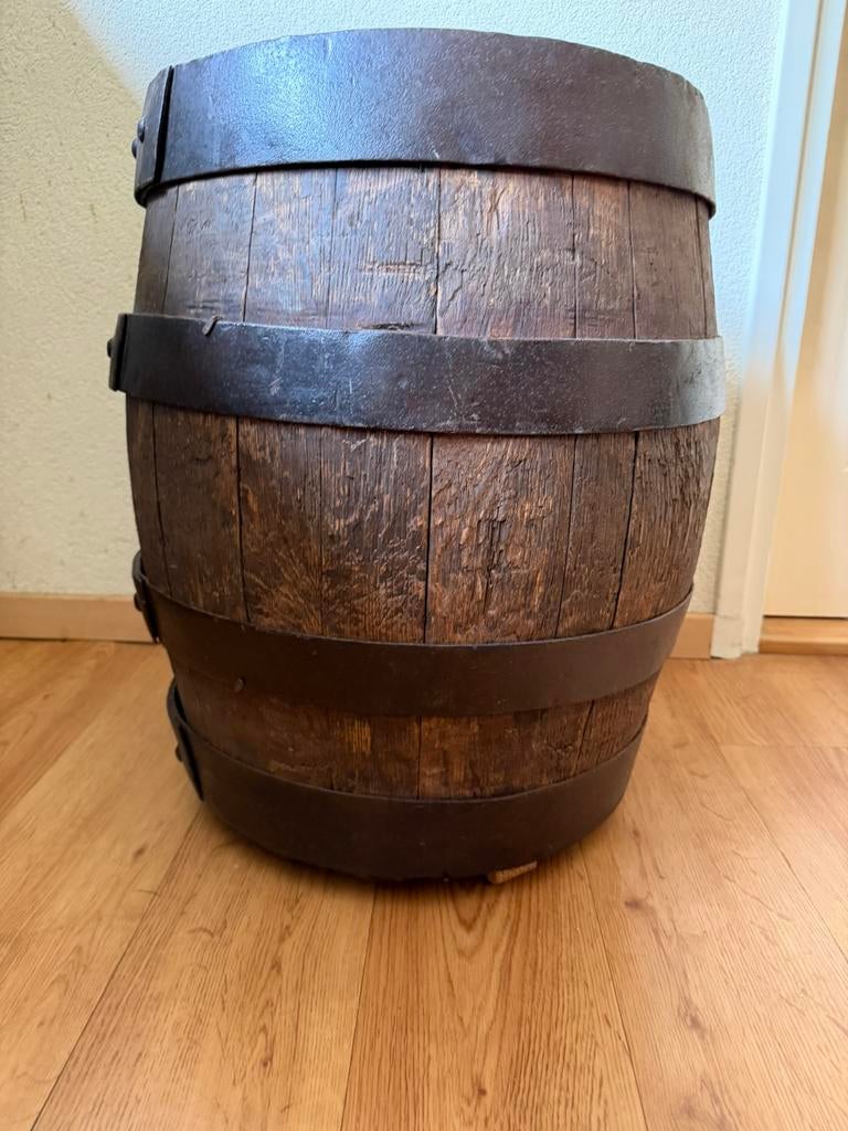 Houten Biervat 51L Pivovar Jarosov, Ophalen, Zo goed als nieuw, Reclamebord, Plaat of Schild, Overige merken