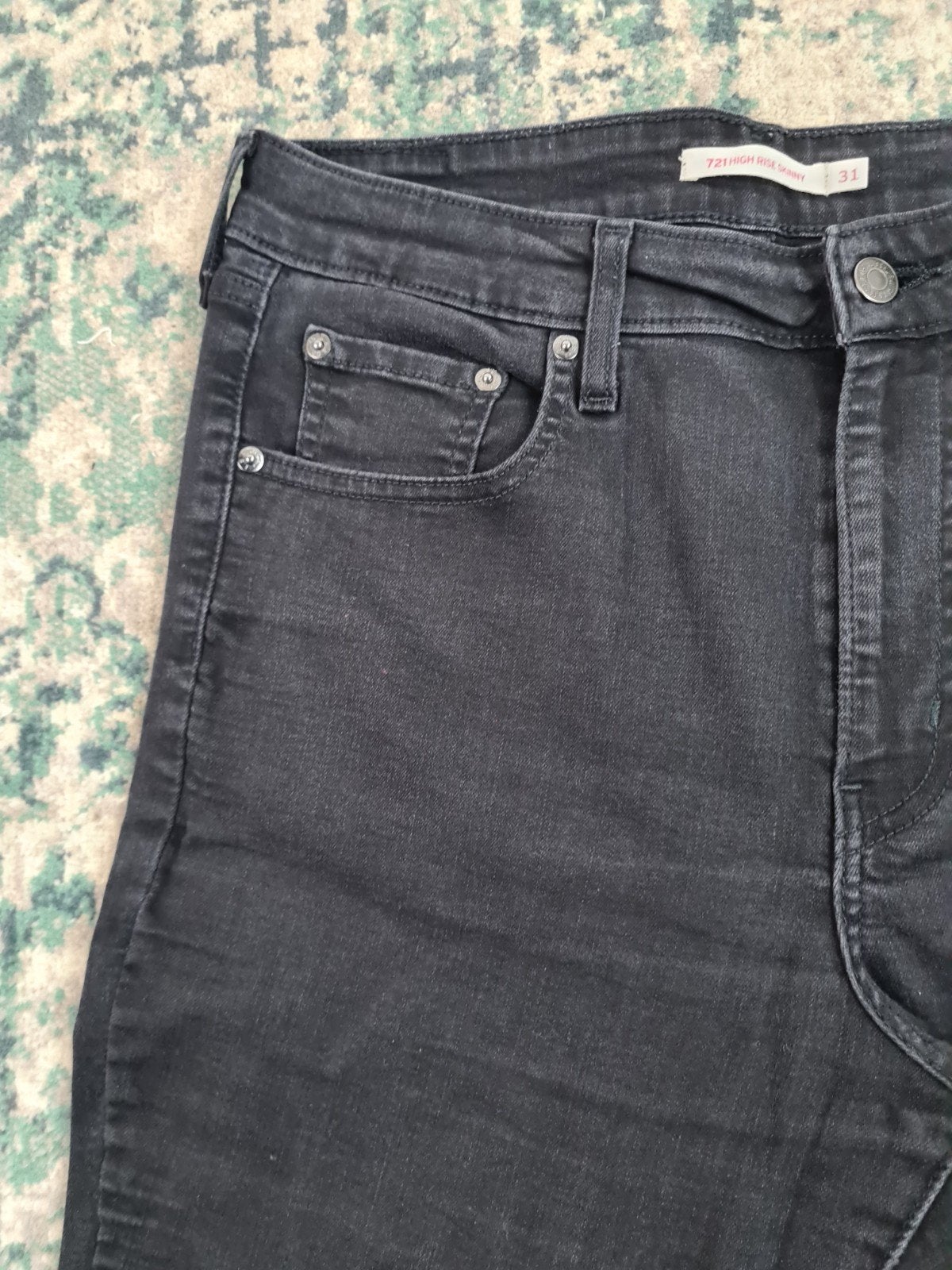 Levi’s 721 High-rise skinny W31 L30 Dames Tulsi3130, Zwart, Ophalen of Verzenden, Zo goed als nieuw, W30 - W32 (confectie 38/40)