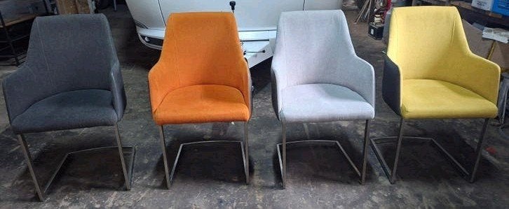4 Xooon stoelen in diverse kleuren, Ophalen, Gebruikt, Overige kleuren, Metaal