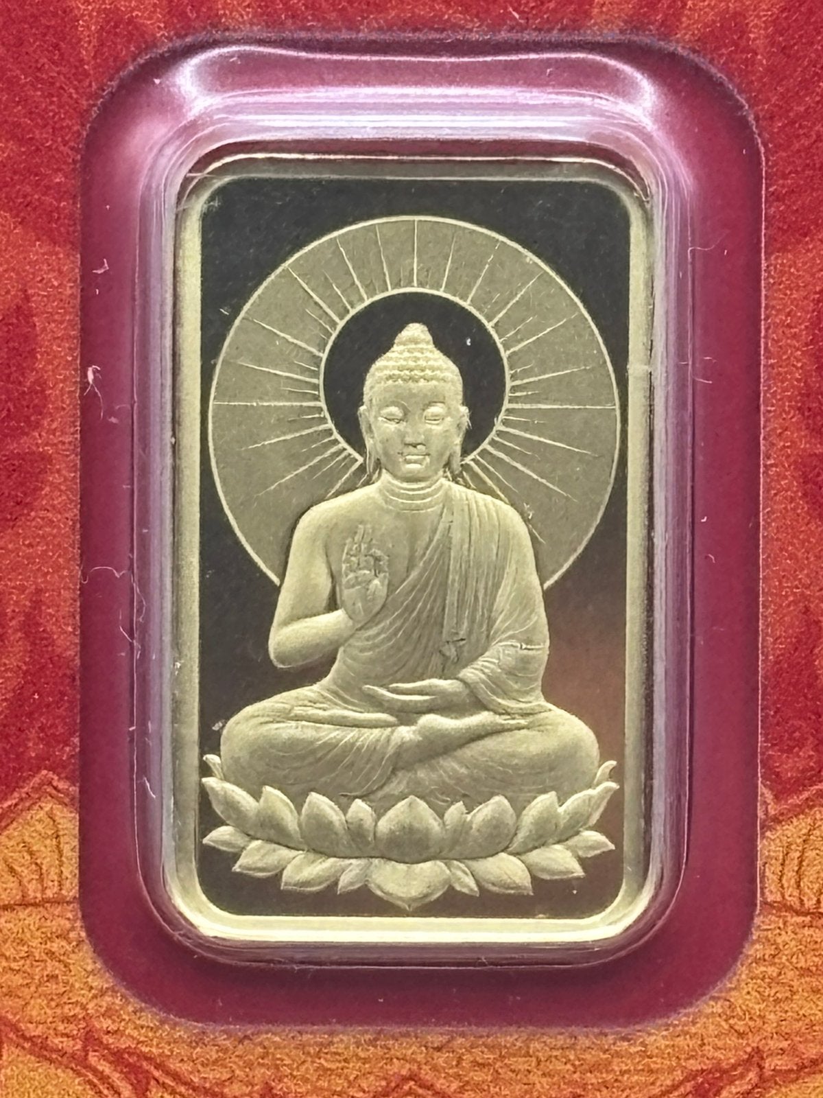 5 gram goud baartje - Buddha - pamp suisse baar, Ophalen of Verzenden, Goud