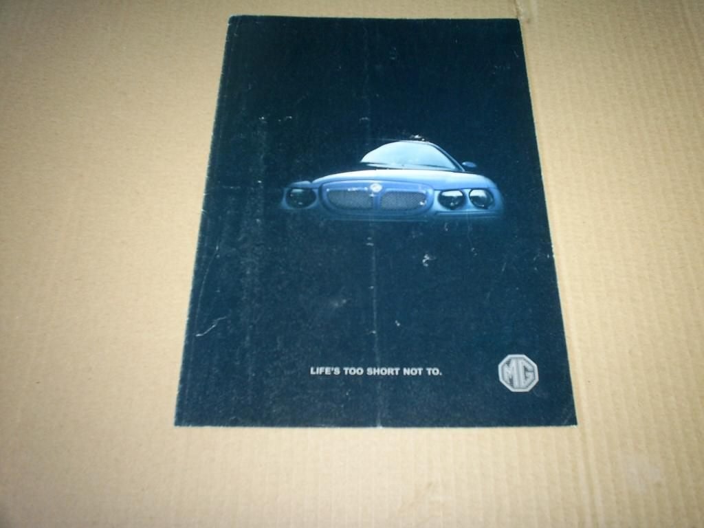MG Rover Alle MG s en Alle Rovers 2002 12 pag., Verzenden, Zo goed als nieuw, Overige merken