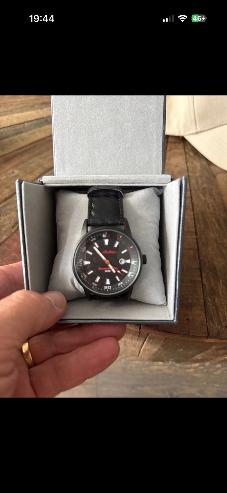 Fiat Barchetta Horloge - Collectors Item - Nieuw in Doos, Overige materialen, Leer, Polshorloge, Nieuw
