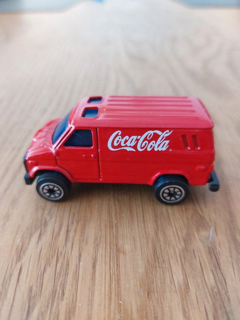 Coca Cola Welly Chevrolet G20 busje, Ophalen of Verzenden, Zo goed als nieuw
