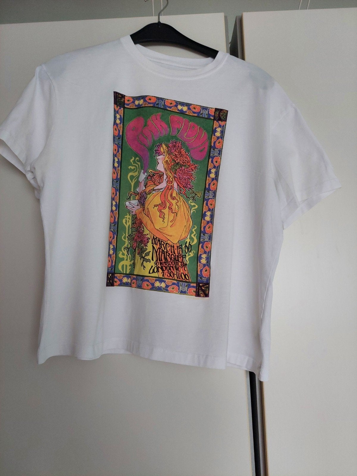Pink Floyd T-shirt met vintage print - Maat XL, Ophalen of Verzenden, Zo goed als nieuw, Wit