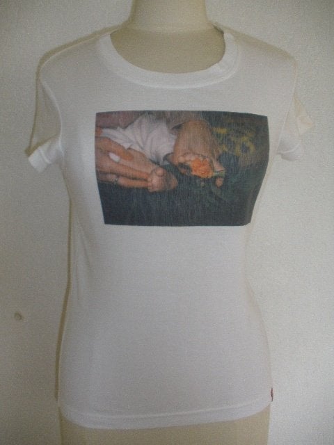 EDC by ESPRIT t- shirt wit met foto maat M, Maat 38/40 (M), Wit, Ophalen of Verzenden, Zo goed als nieuw