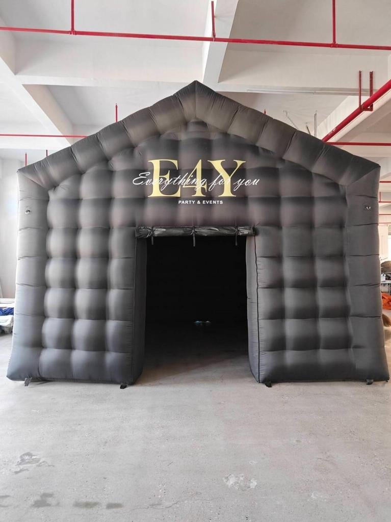 Opblaasbare Discopartytent 5x5,5m te huur, Tuin en Terras, Partytenten, Ophalen of Verzenden
