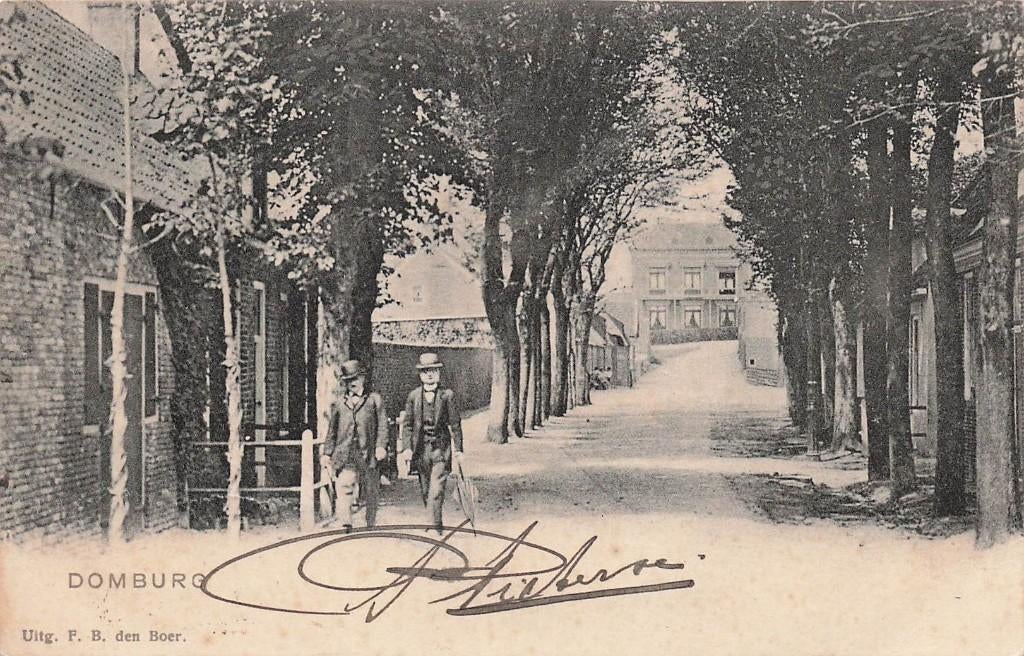 JO084 Domburg 1904, Ophalen of Verzenden, Voor 1920, Gelopen, Zeeland
