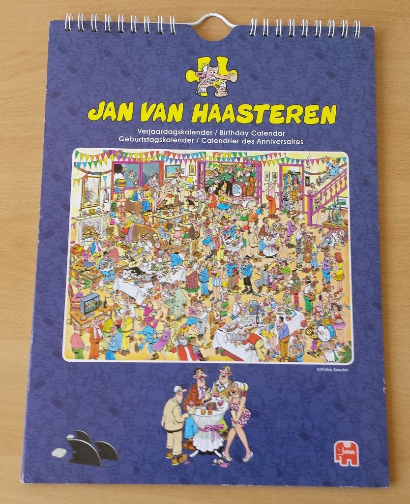 Jan van Haasteren Verjaardagskalender - Jumbo, Diversen, Kalenders, Jumbo, Ophalen of Verzenden, Nvt, Nvt
