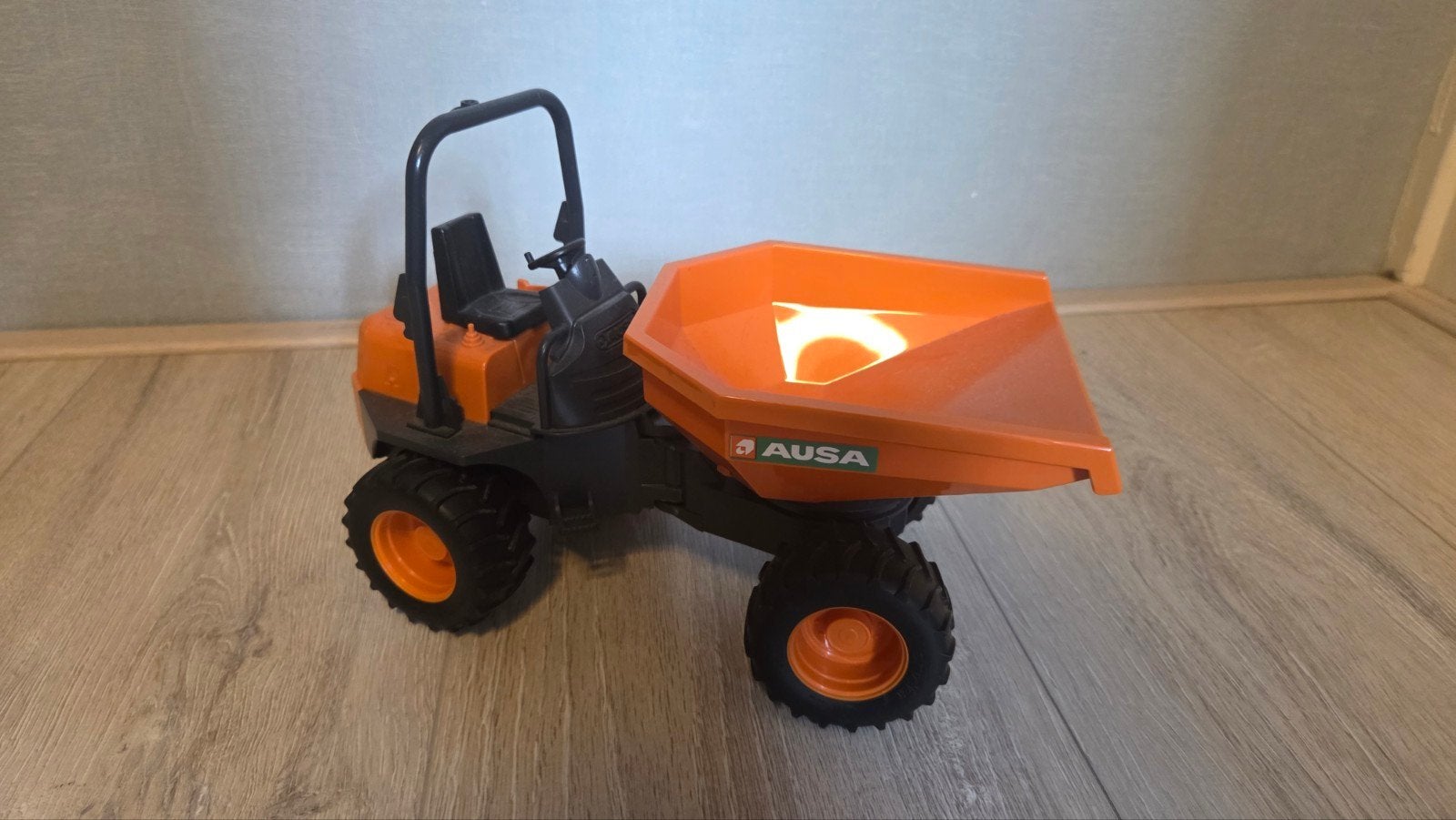 AUSA Dumper Speelgoedvoertuig - Oranje, Ophalen of Verzenden, Gebruikt