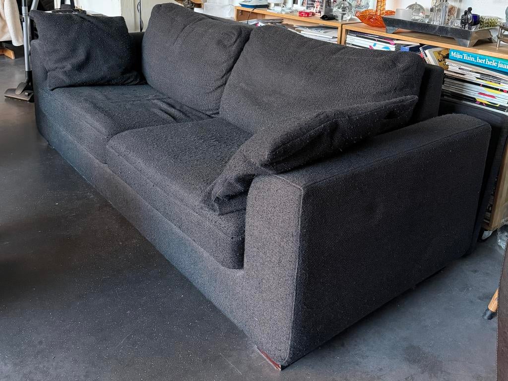 Comfortabele 3 zits bank, Ophalen, Gebruikt, Driepersoons, 75 tot 100 cm