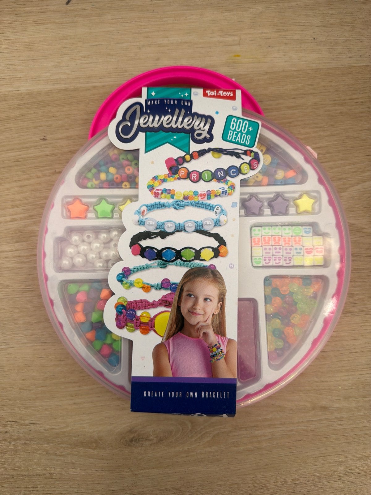 Toi-Toys Maak Je Eigen Sieraden Set - 600+ Kralen, Ophalen of Verzenden, Nieuw, Kraal