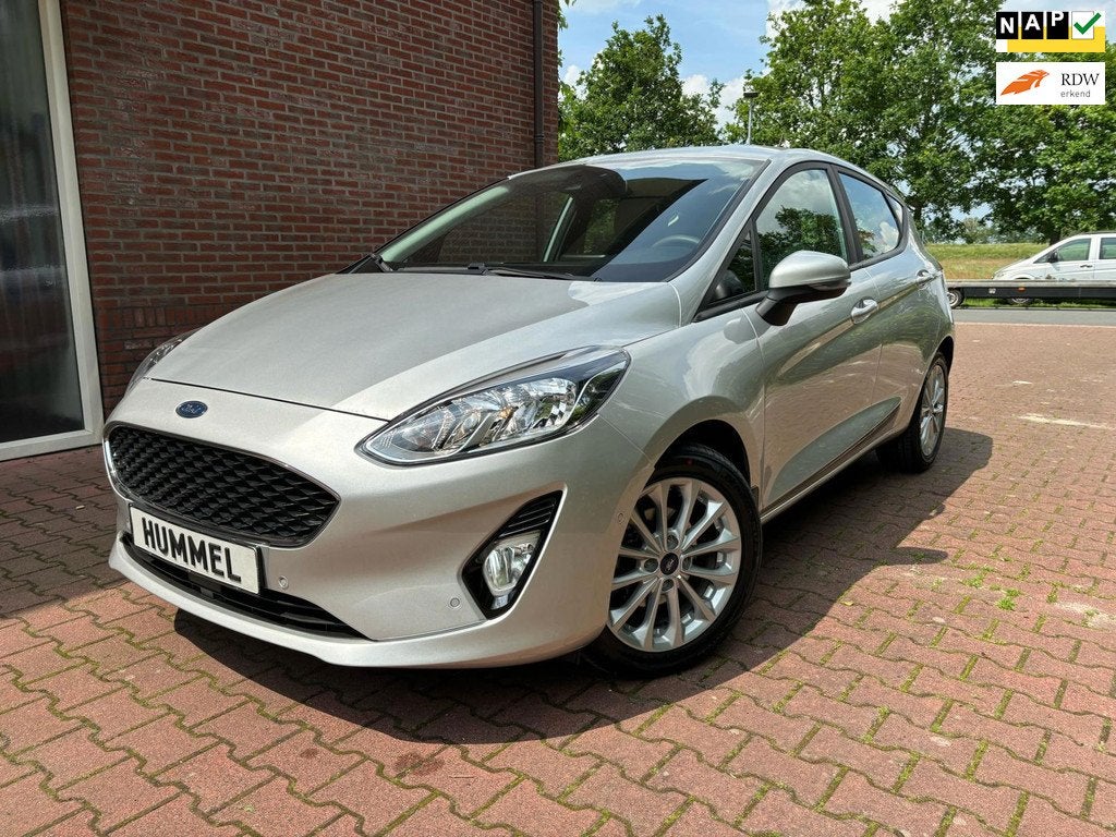 Ford Fiesta 1.0 EcoBoost Titanium, Voorwielaandrijving, Zwart, Origineel Nederlands, Bedrijf