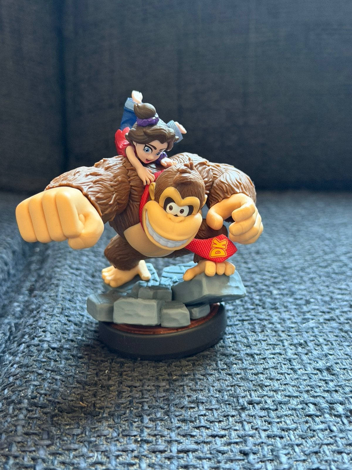 Donkey Kong Bananza Amiibo DK & Pauline ZGAN (geen doos), Ophalen of Verzenden, Zo goed als nieuw, Switch, Overige controllers