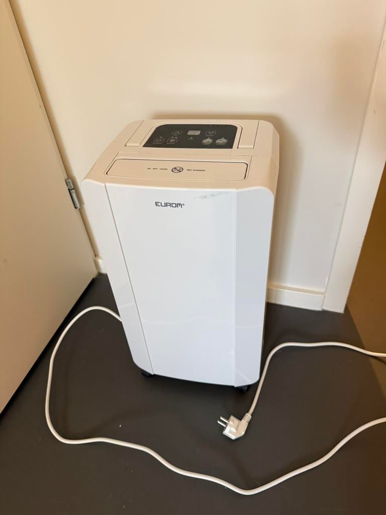 Eurom Desset Air 20 Luchtontvochtiger, Ophalen, 2 snelheden, Timer, Zo goed als nieuw