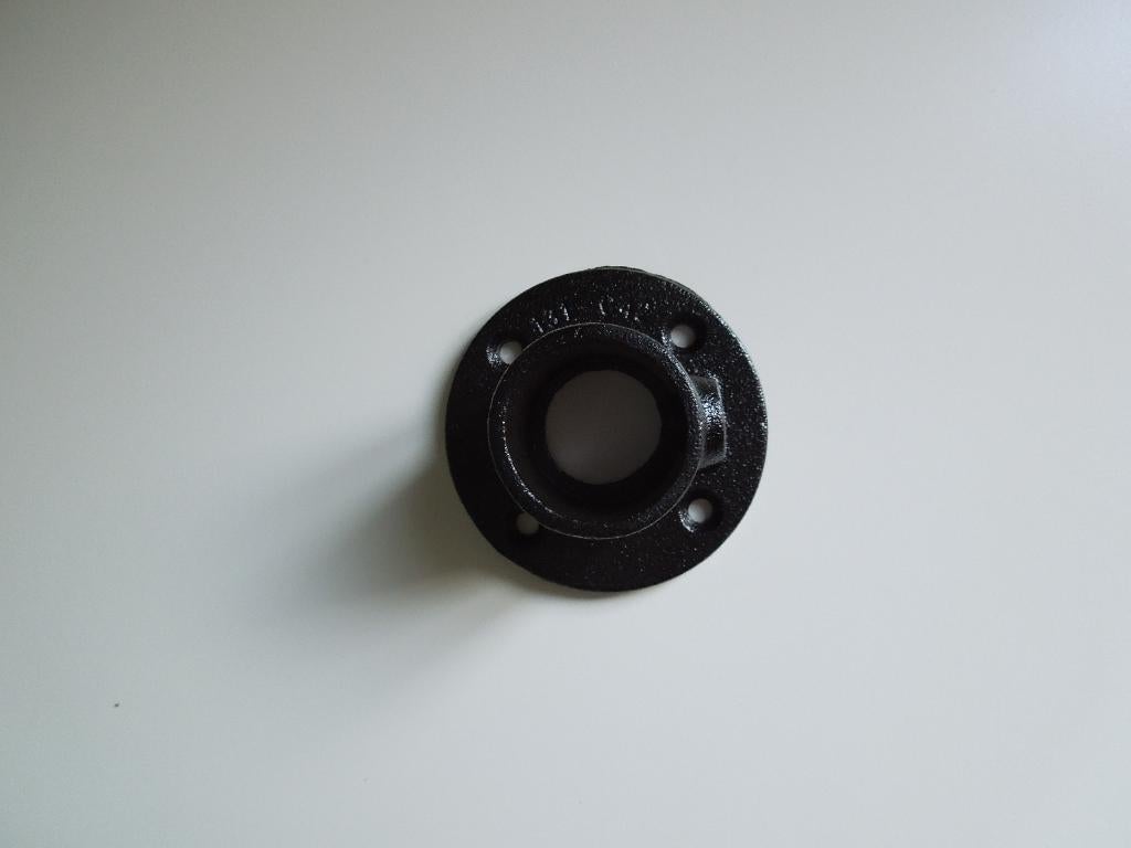 1 Novidade steigerbuis buiskoppeling voetplaat Zwart 42mm, Doe-het-zelf en Verbouw, IJzerwaren en Bevestigingsmiddelen, Ophalen of Verzenden