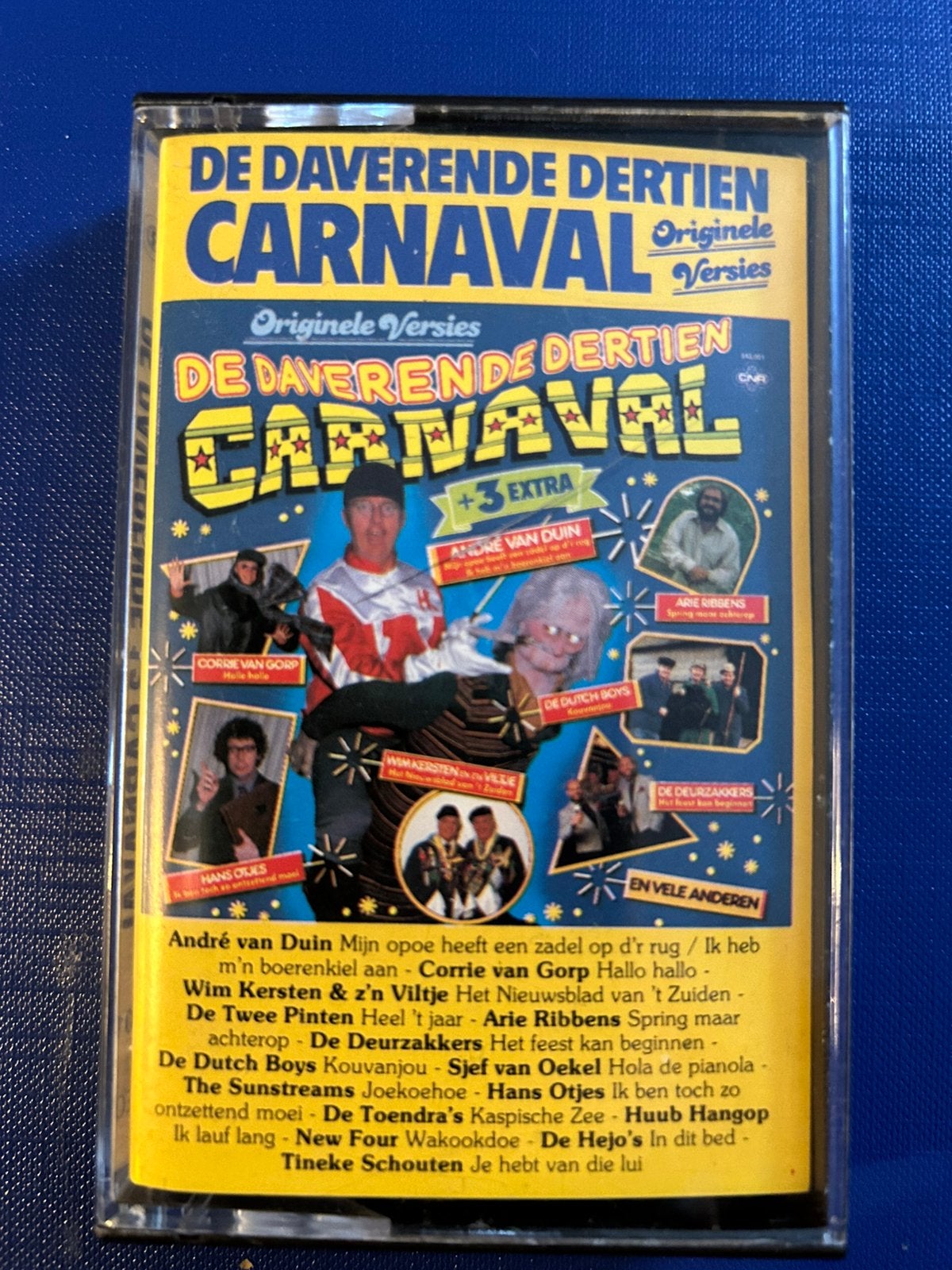 De Daverende 13 Carnaval + 3 Extra Cassettebandje, Cd's en Dvd's, Ophalen of Verzenden, Gebruikt, 1 bandje