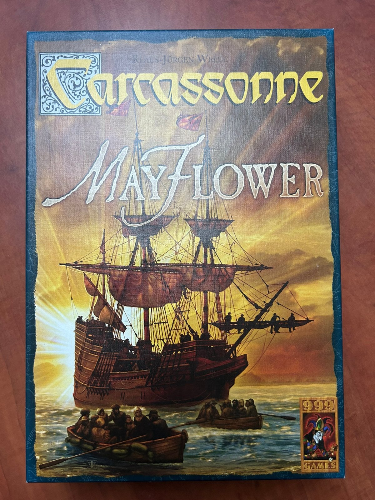 Carcasonne Mayflower, Hobby en Vrije tijd, Ophalen of Verzenden, Zo goed als nieuw