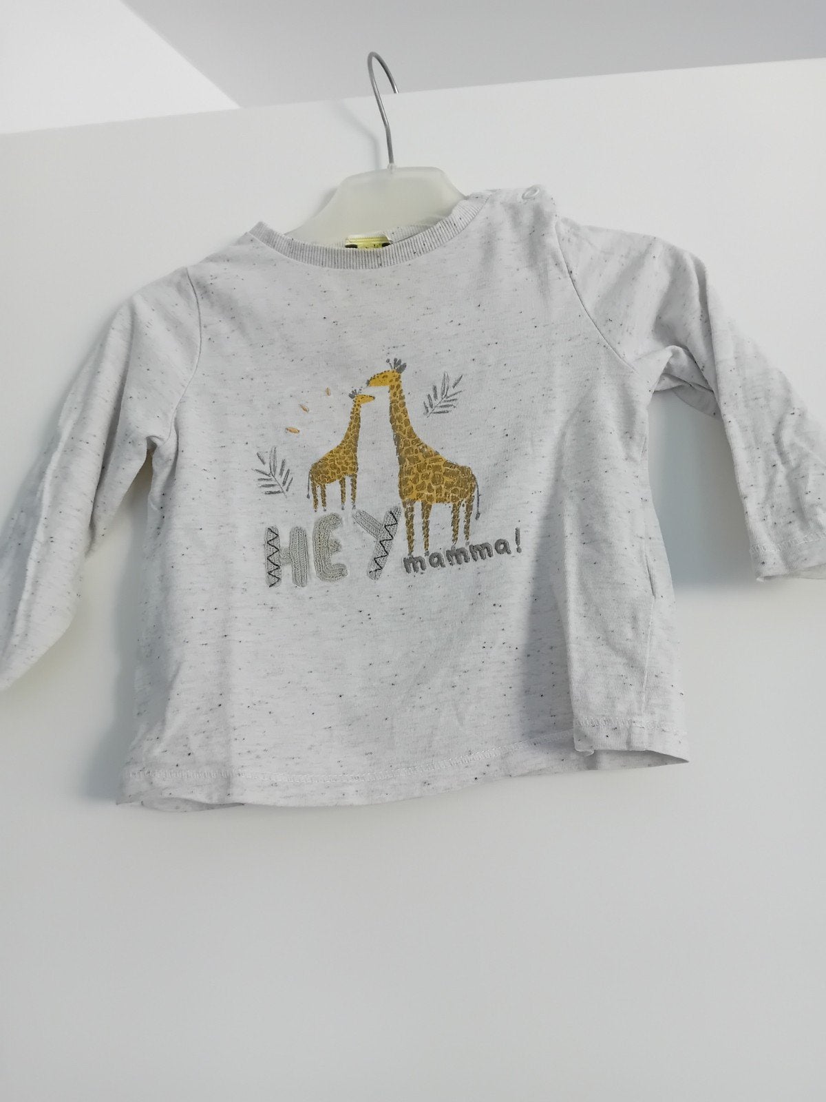 Longsleeve met giraffen - Tape à l'Oeil - Maat 80, Gebruikt, Jongetje of Meisje, Ophalen of Verzenden, Tape a L'oeil