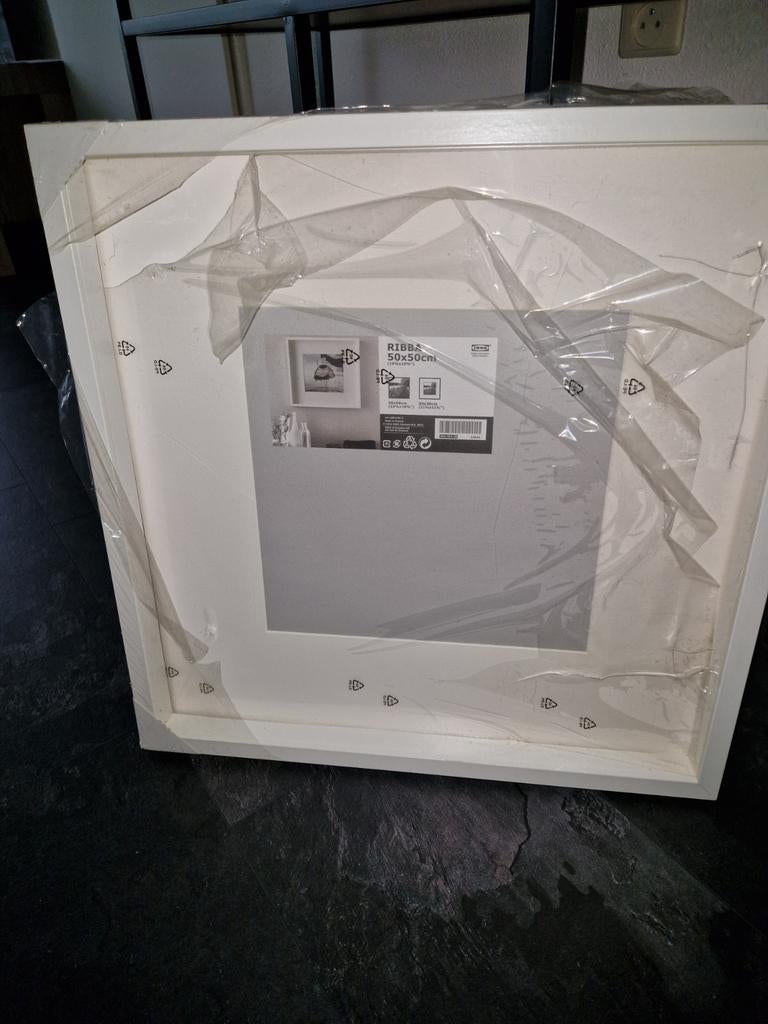 RIBBA 3D fotolijst 50x50 cm, Huis en Inrichting, Woonaccessoires | Lijsten, Ophalen, Hout, 50 tot 75 cm, 50 tot 75 cm