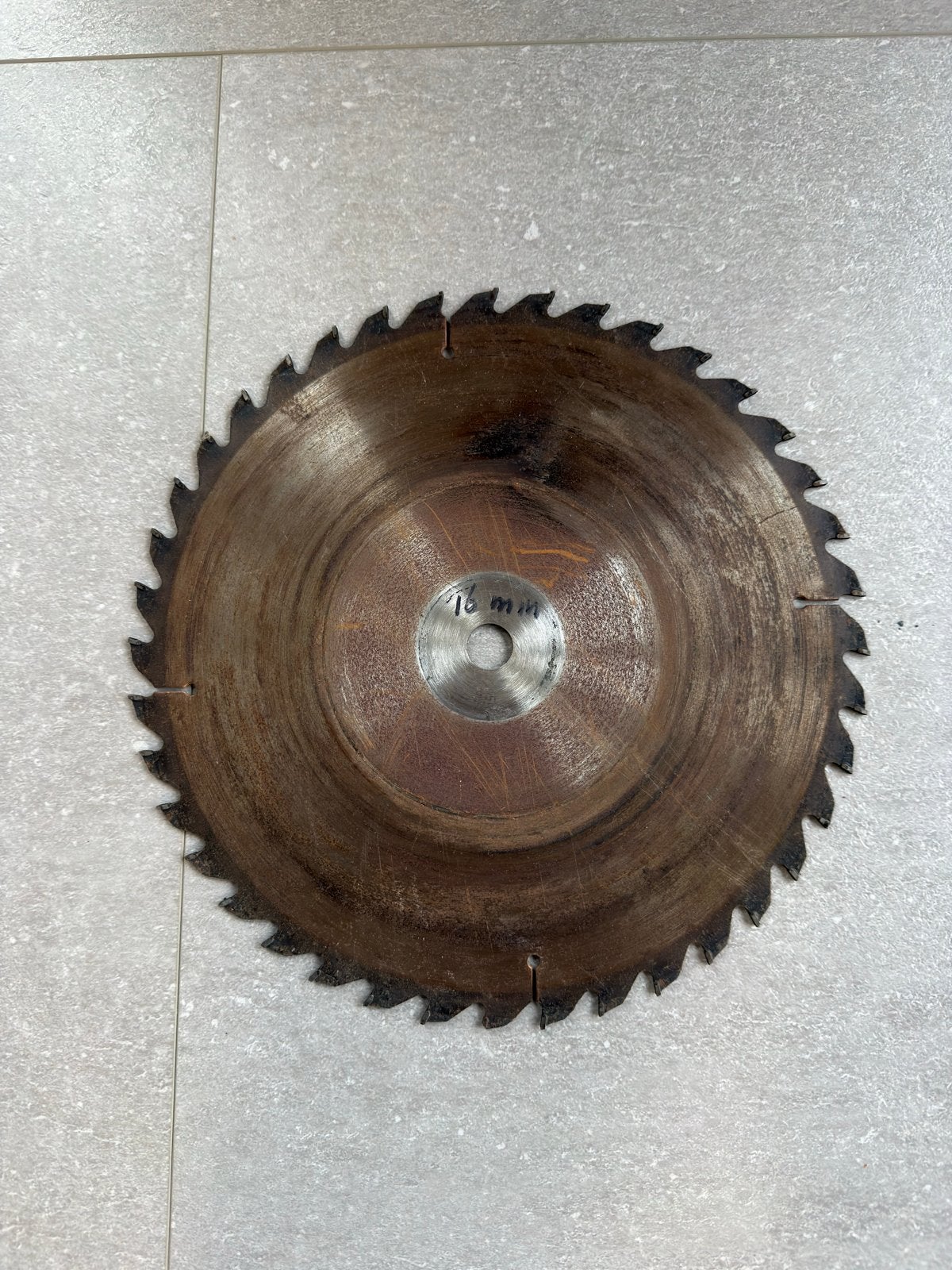 Gebruikt Zaagblad - 16 mm gat