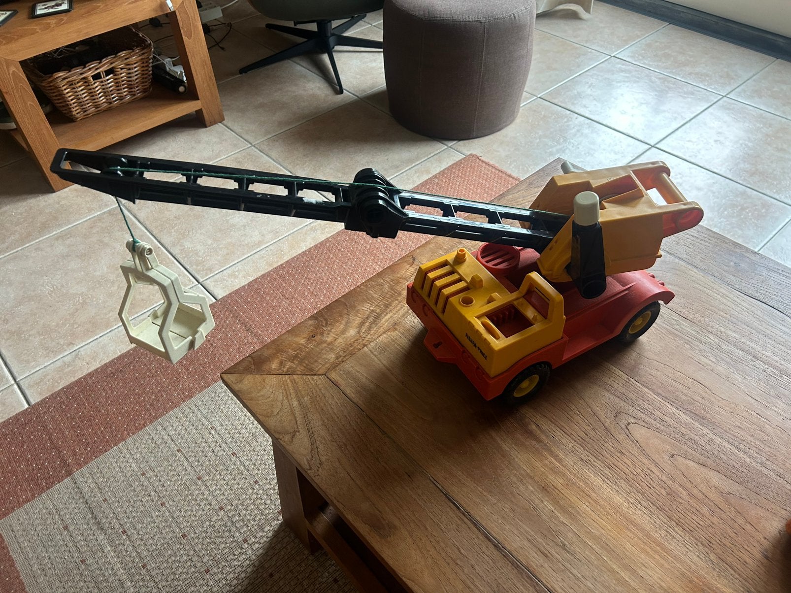 Fisher Price Husky Helper Boom Crane jaren 70, Ophalen of Verzenden, Zo goed als nieuw