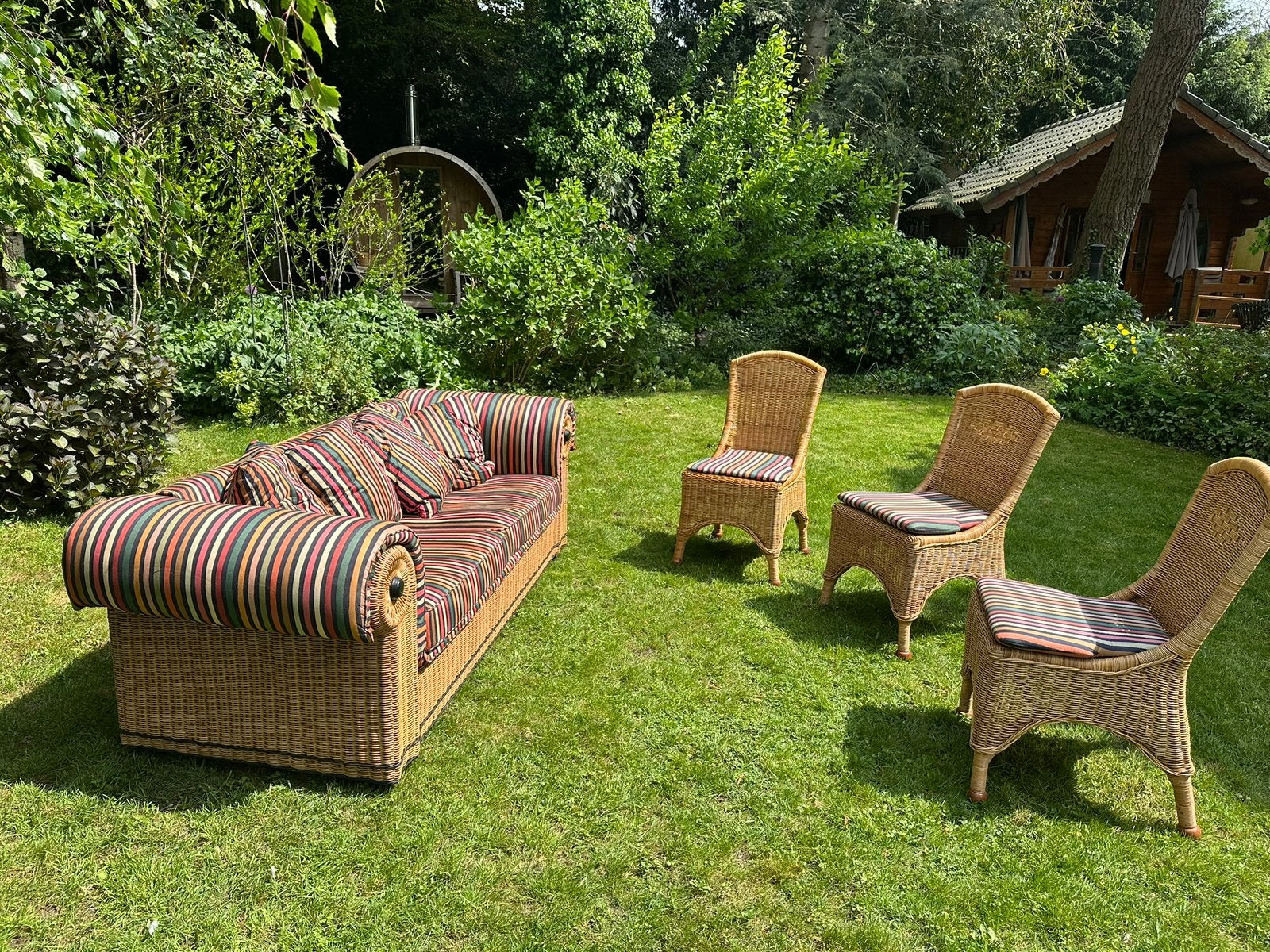 Rotan meubelset, Ophalen, Eenpersoons, Minder dan 75 cm, 150 tot 200 cm