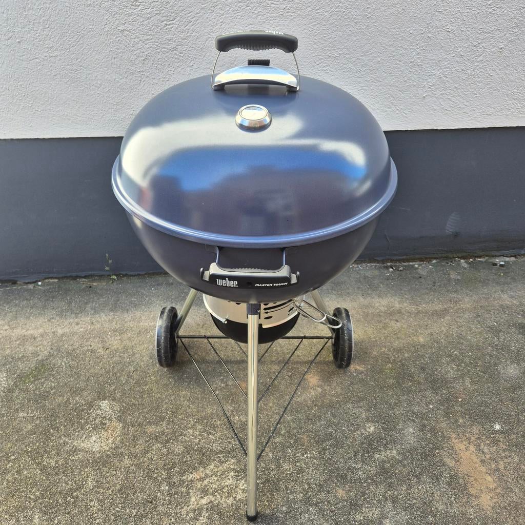 Weber Master-Touch Premium GBS Houtskoolbarbecue Grijs, Ophalen, Zo goed als nieuw, Weber, Met accessoires