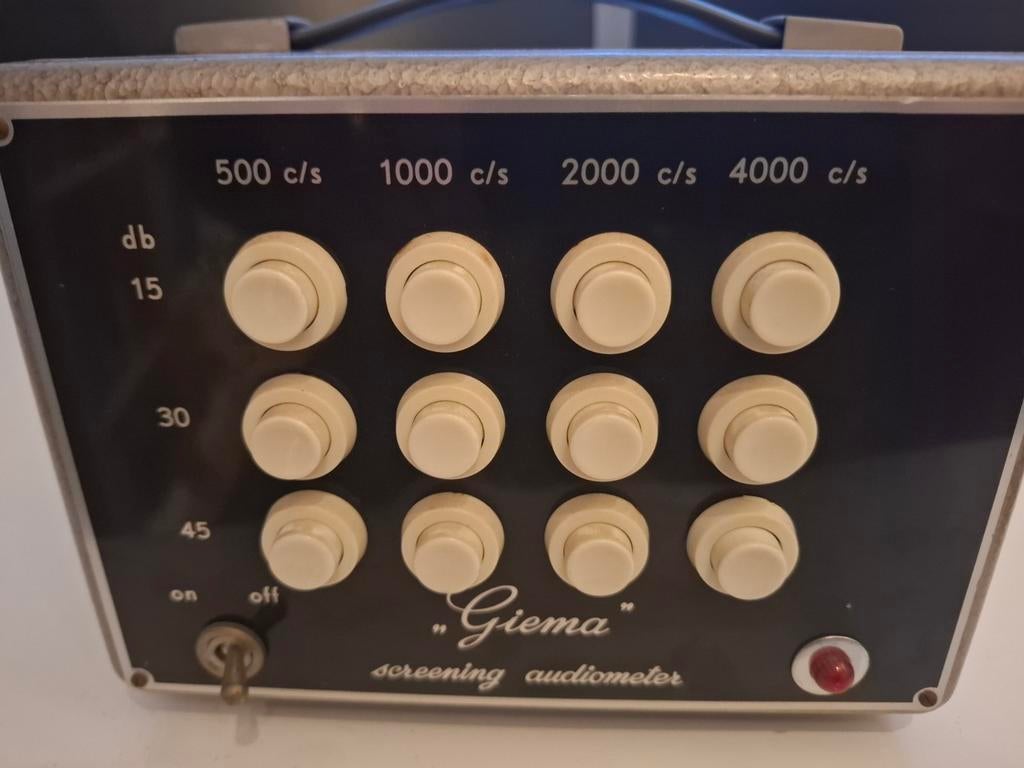 Vintage Giemo Screening Audiometer, Ophalen of Verzenden