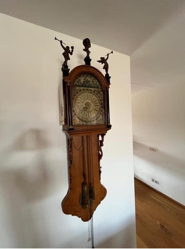 TE KOOP ANTIEKE KLOK VAN OPA GEWEEST, Antiek en Kunst, Antiek | Klokken, Ophalen