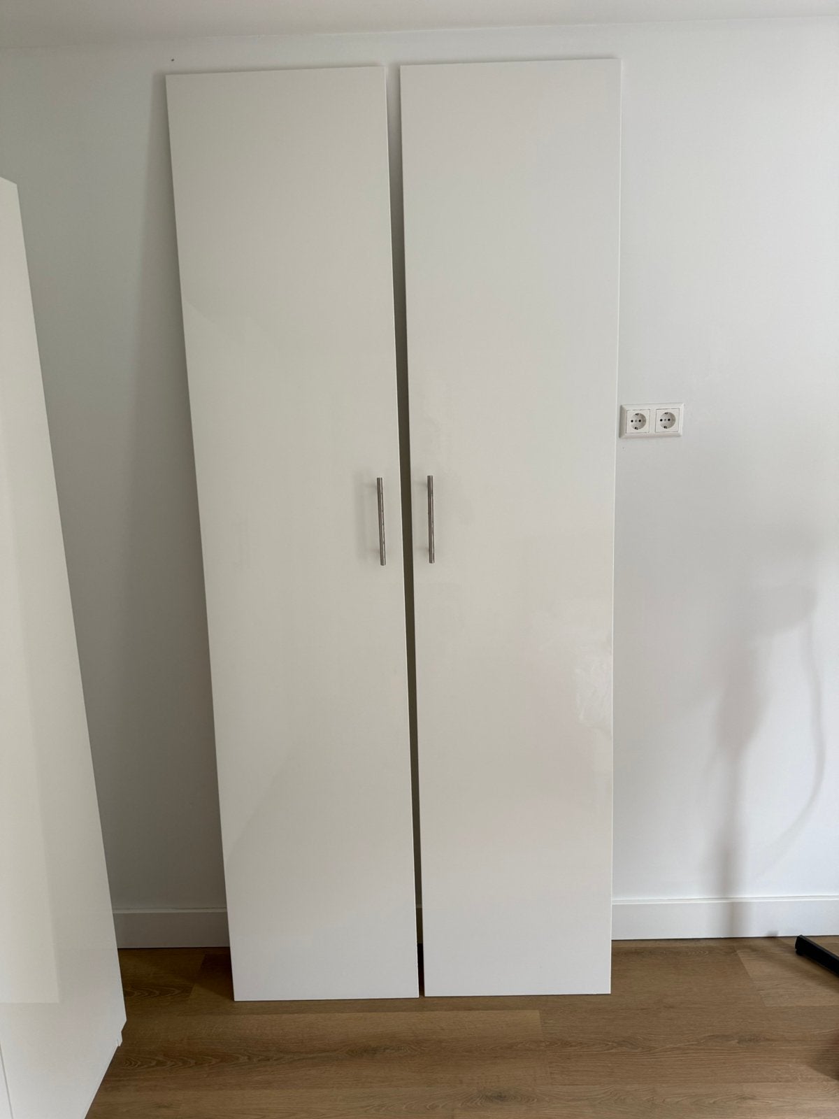 IKEA pax kast FARDAL deuren hoogglans wit 50x229cm, Ophalen, 200 cm of meer, 50 tot 100 cm, Zo goed als nieuw