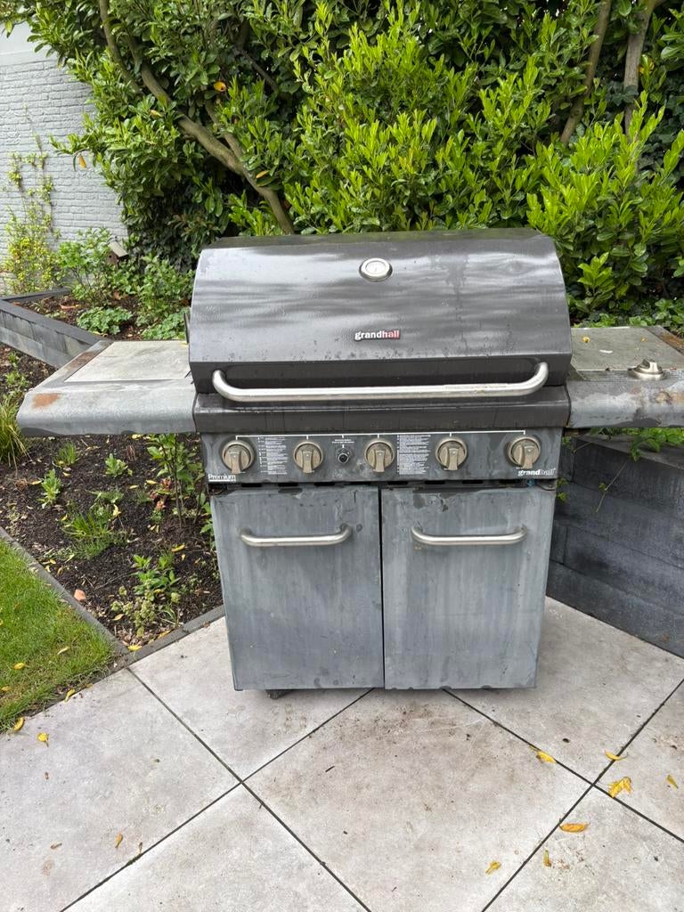 Grand hall premium 327 gas bbq met spit etc, Tuin en Terras, Ophalen of Verzenden, Zo goed als nieuw