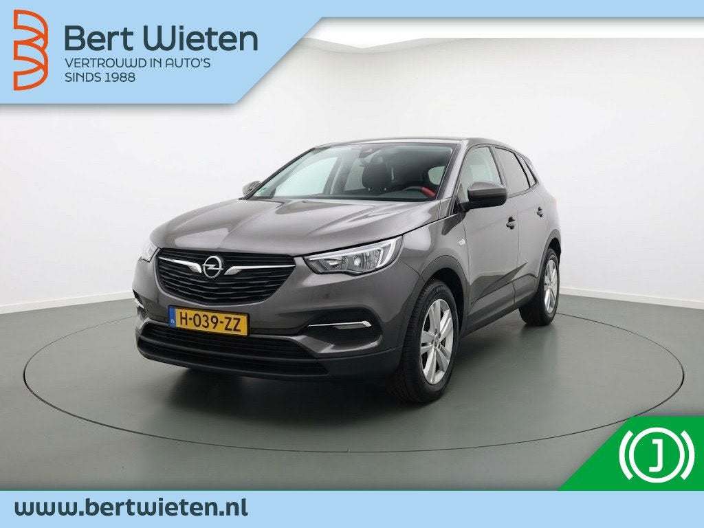 Opel Grandland X 1.2 Turbo Bns | Geen import | Trekhaak | Au, Auto's, Opel, Automaat, Stof, Gebruikt, 1199 cc