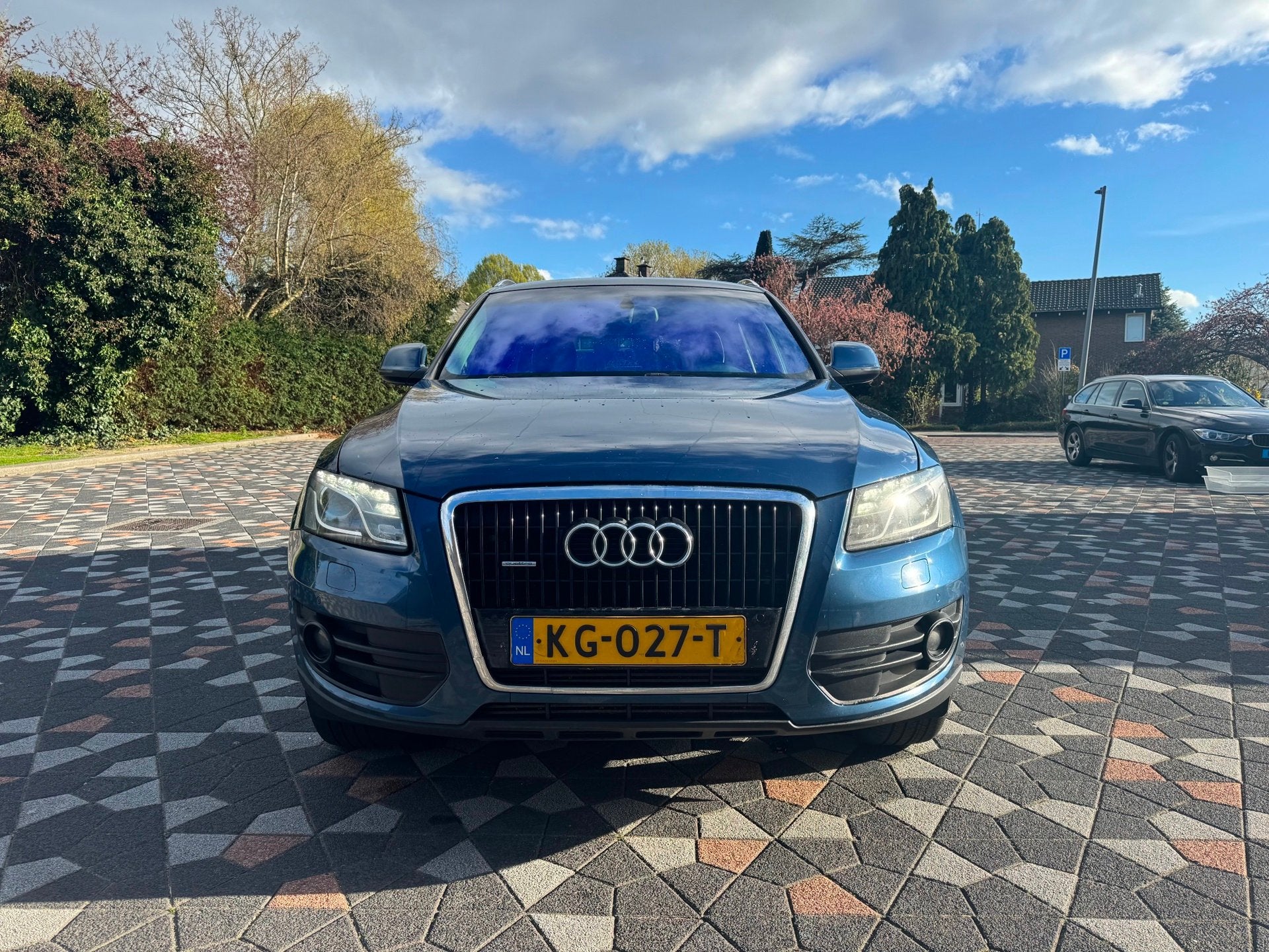Audi Q5 3.0 TDI quattro Pro Line, Auto's, Euro 5, Gebruikt, Blauw, 226 €/maand