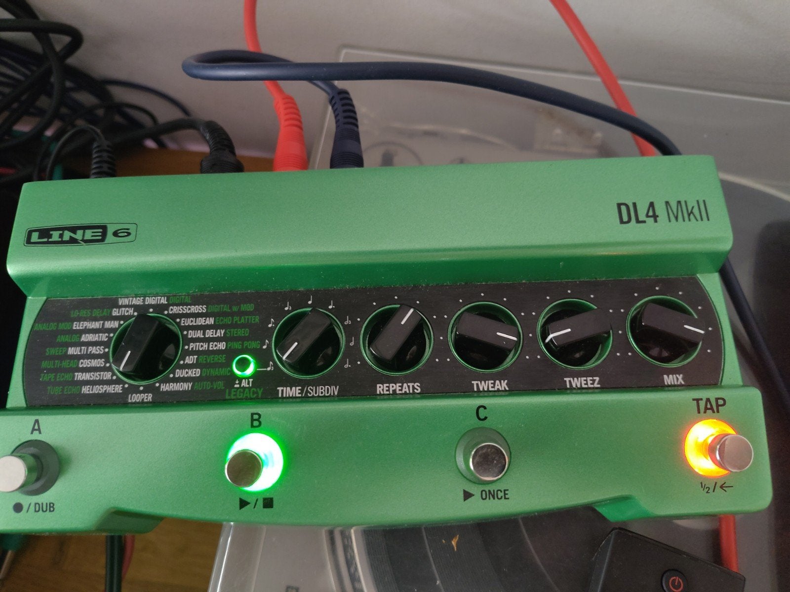 Line 6 DL4 MK2 delay/reverb/looper, Muziek en Instrumenten, Effecten, Ophalen of Verzenden, Zo goed als nieuw, Reverb