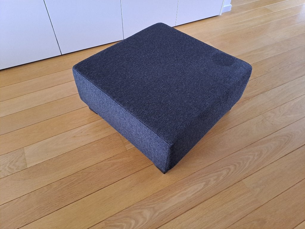 Zwarte hocker (81 x 81 x 40), Ophalen, Hout, Vierkant, 75 tot 100 cm