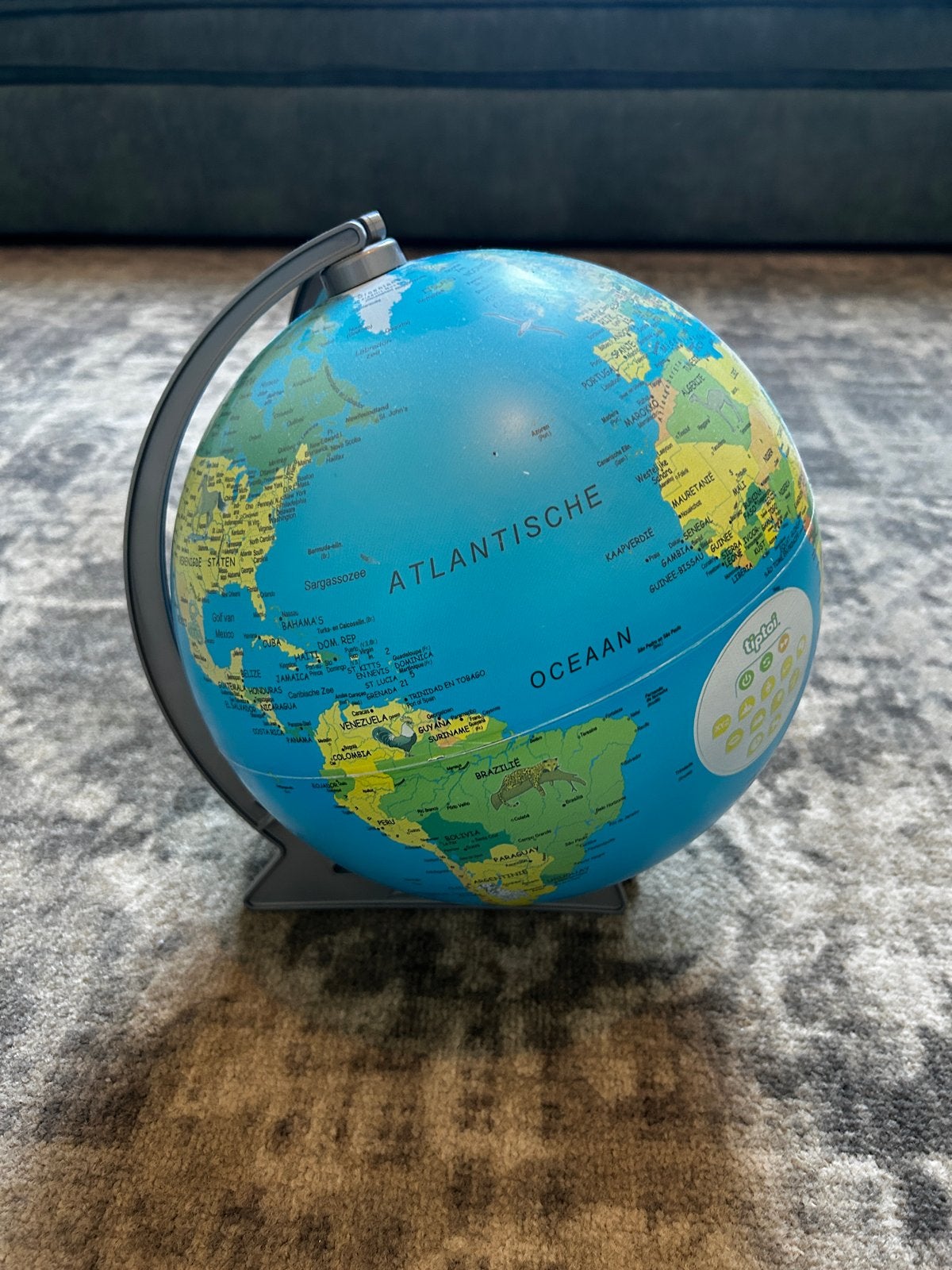 TIPTOI Interactieve Wereldbol, Ophalen of Verzenden, Gebruikt, Met geluid