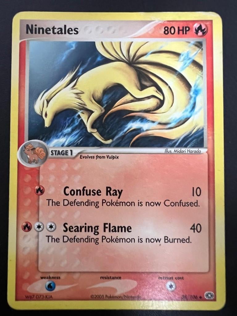 Ninetales EX Emerald, Ophalen of Verzenden, Zo goed als nieuw, Losse kaart