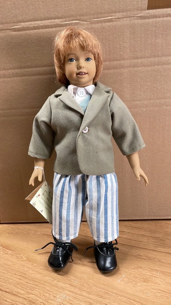 Heidi Ott Die Kleinen jongen met tandjes. 30cm., Verzamelen, Ophalen of Verzenden, Gebruikt, Pop