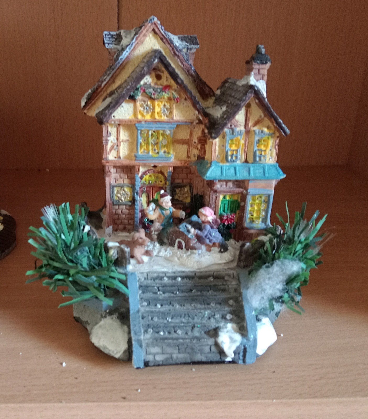 Gedetailleerd Kersthuisje/Kerstdorp Miniatuur, Ophalen of Verzenden