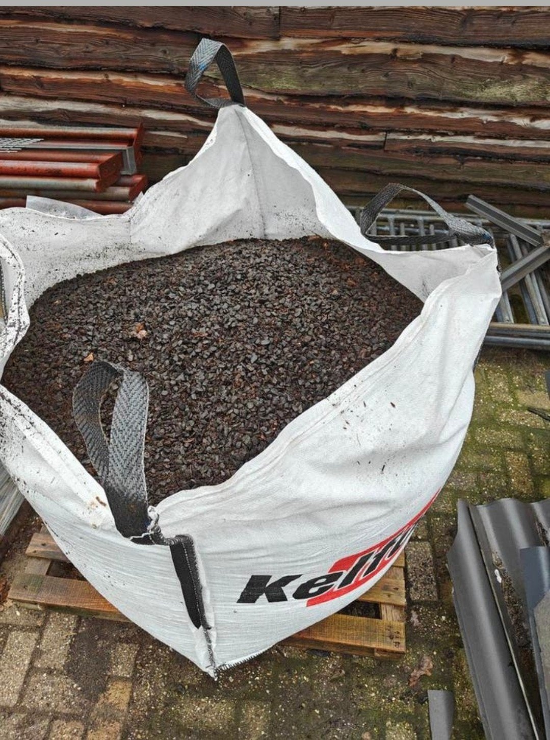 Basalt split 1 m3, zwart, Tuin en Terras, Grind, Keien en Split, Nieuw, Split, Ophalen of Verzenden