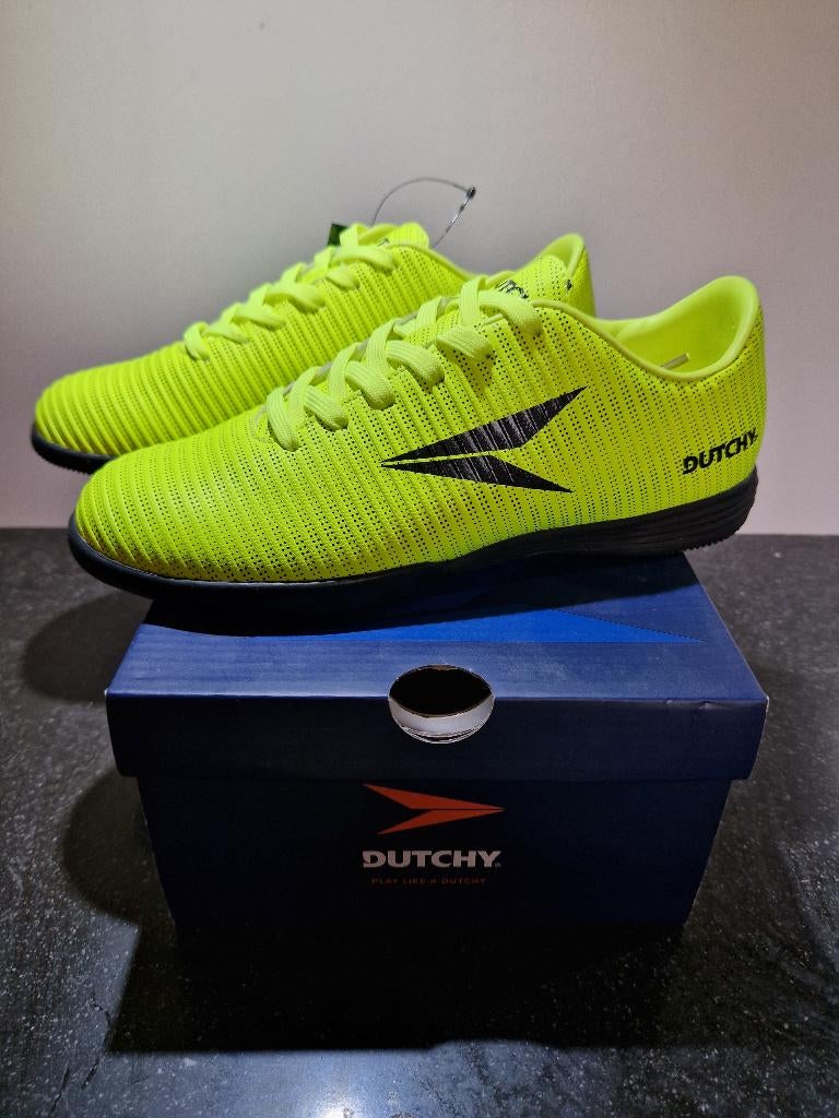 Dutchy zaalvoetbalschoenen – maat 37 - Neongeel, Maat XS of kleiner, Schoenen, Nieuw, Ophalen of Verzenden