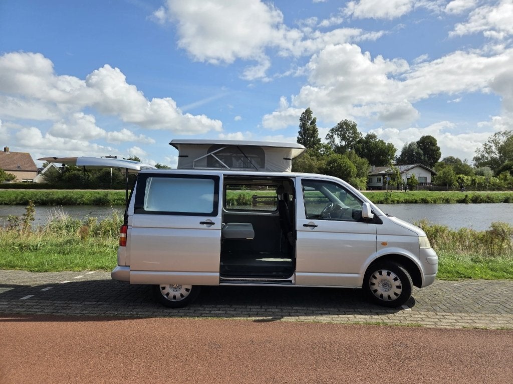 Te koop Camperbus Volkswagen transporter TDI, Caravans en Kamperen, Buscamper of Camperbus, Volkswagen, Tot en met 2, Diesel