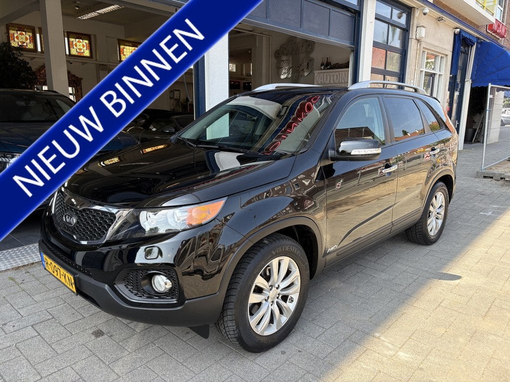 Kia Sorento 2.4 X-clusive 4WD LPG G3/FULL OPTIONS (bj 2012), Automaat, Automatische klimaatregeling, Gebruikt, Zwart