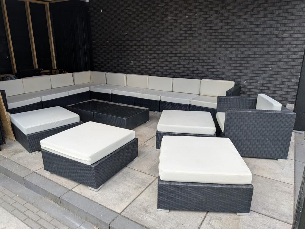Grote loungeset 4,1m x 2,8m, Ophalen, Gebruikt, Meer dan 8 zitplaatsen, Loungeset