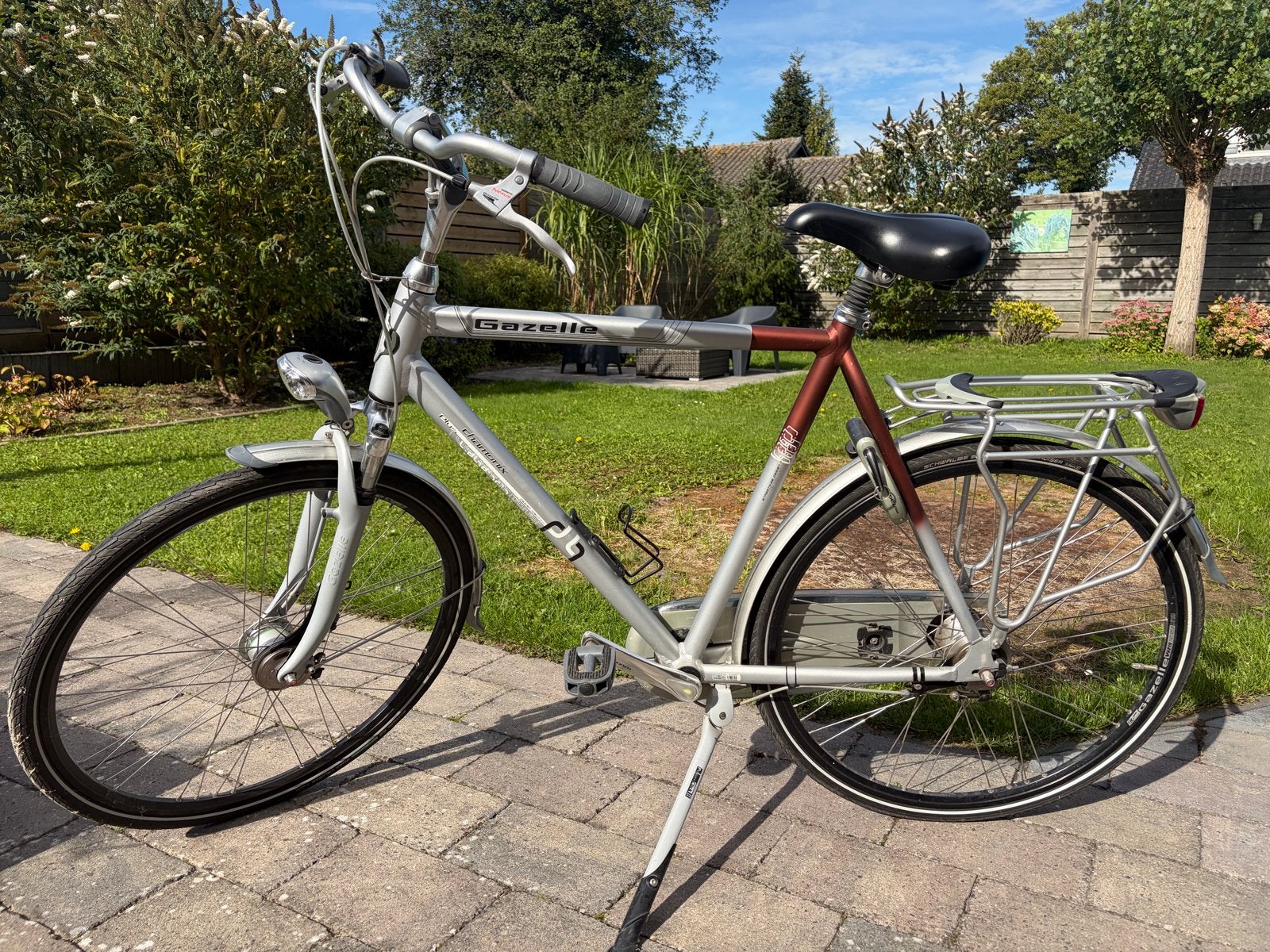 Gazelle Chamonix Herenfiets, Fietsen en Brommers, Ophalen, 53 tot 56 cm, Versnellingen, Zo goed als nieuw